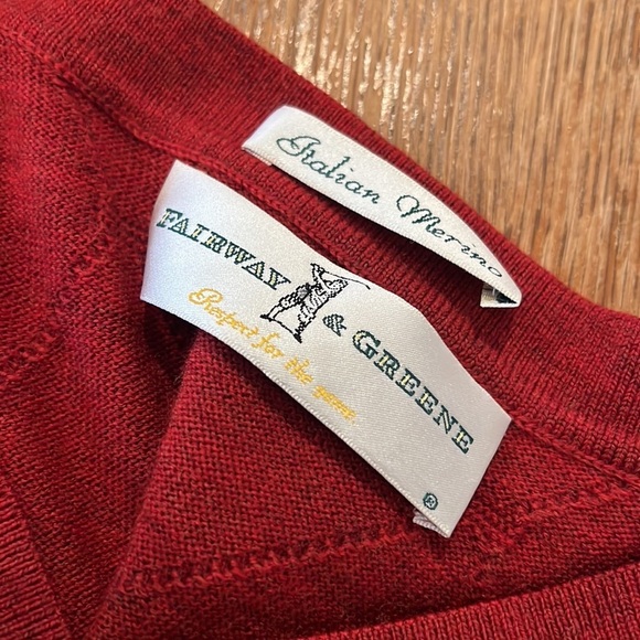 Fairway and green Italian in Merino golf vest lightweight. Perfection, luxurious - Picture 5 of 9